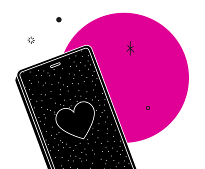 OkCupid app on phone